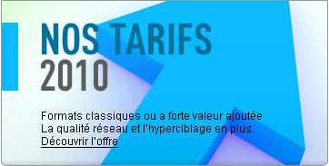 Nos tarifs 2010