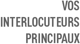 vos Interlocuteurs Principaux